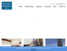 Tablet Screenshot of pensionroma.com
